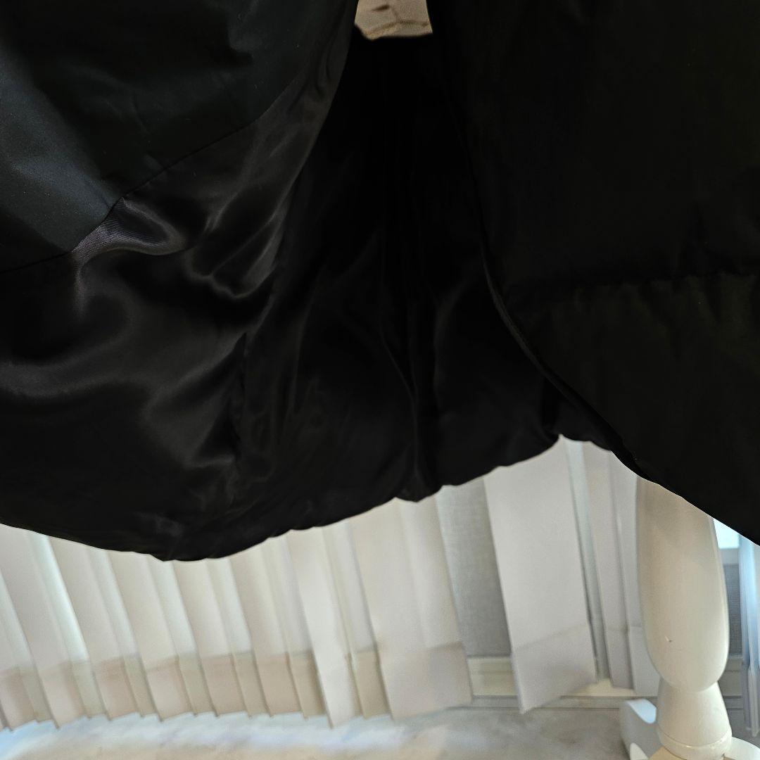 未使用に近い♡ボーダーズ アット バルコニー 38 ロング ダウン コート 黒