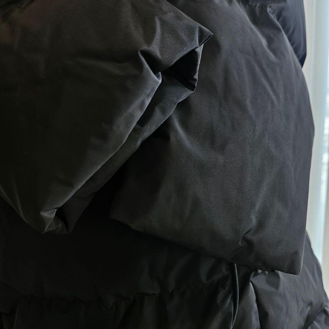 未使用に近い♡ボーダーズ アット バルコニー 38 ロング ダウン コート 黒