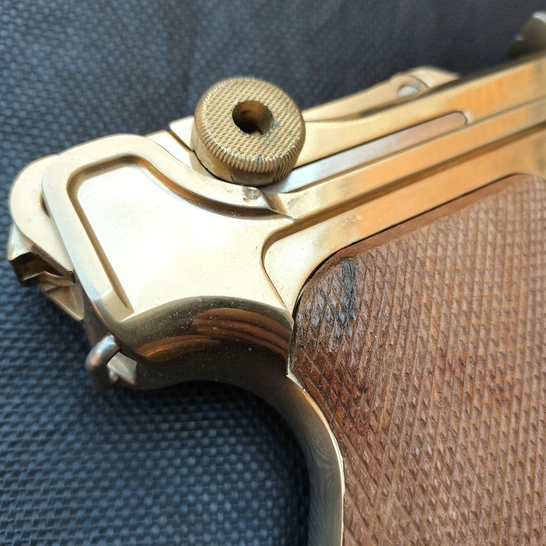 マルシン ルガーＰ08 8インチ 金属モデルガン 22KGP SMG