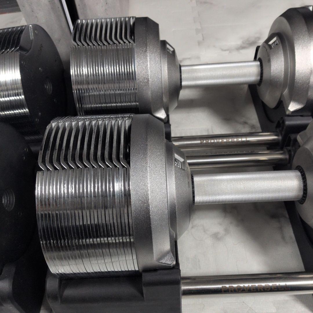 【セット①】プロバーベル 可変式ダンベル1つ 41.5kg 1.5kg刻み