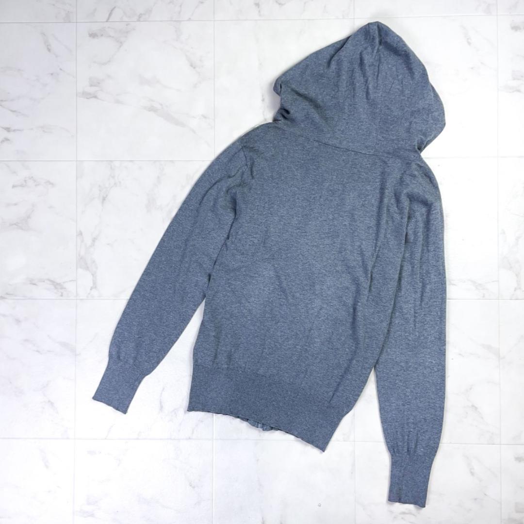 ジョンガリアーノ 編込デザインパーカー グレー サイズS*MD702