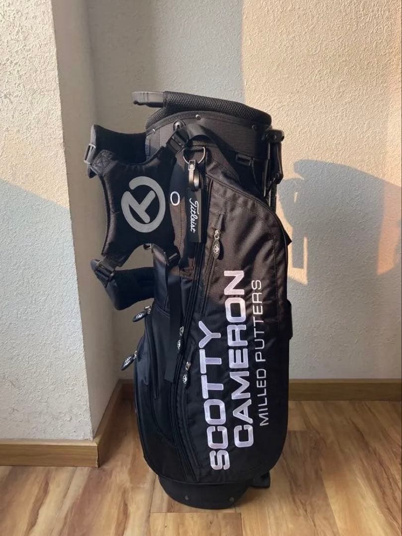 SCOTTY CAMERON ブラックキャディバッグ ゴルフバッグスタンドバッグ