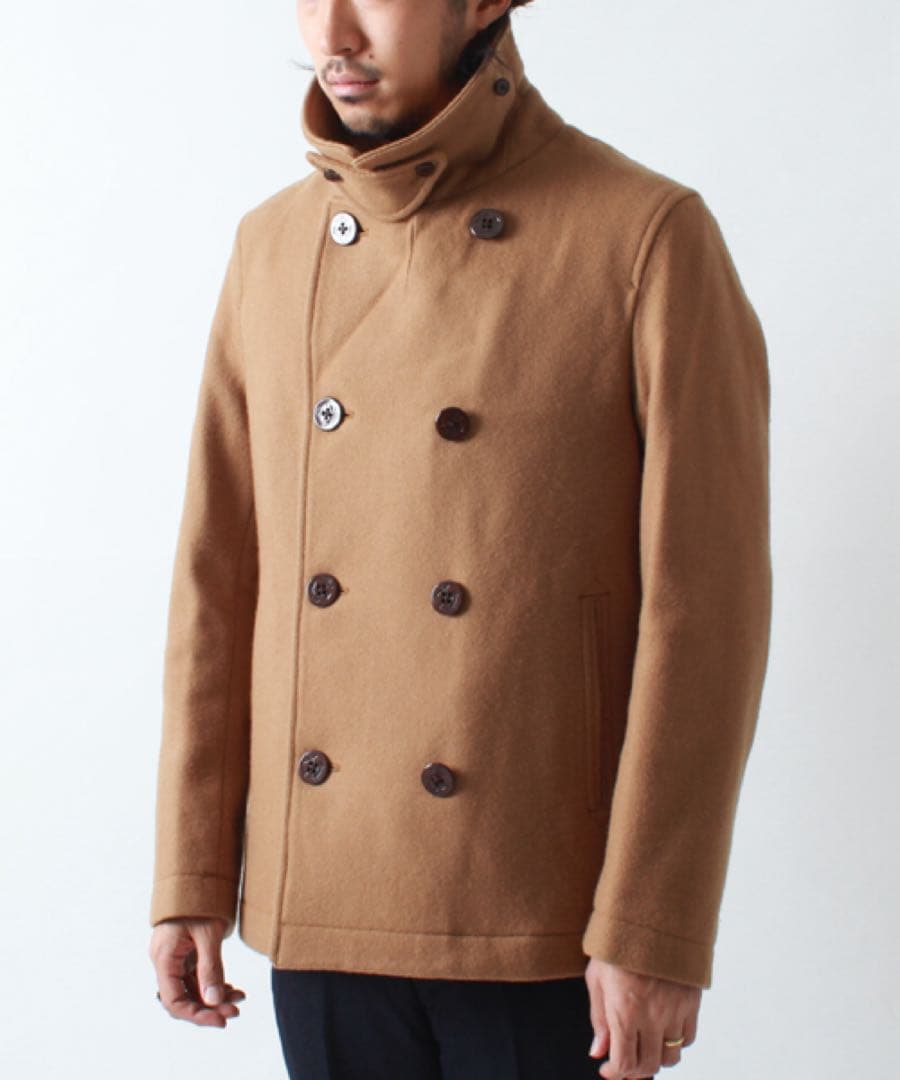 未使用に近い！ビームス　メルトンPコート　BEAMS