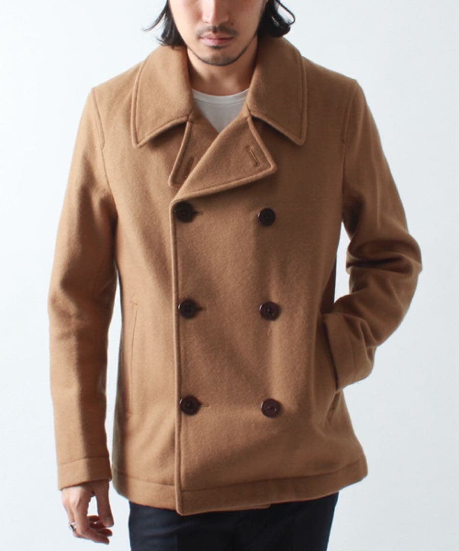 未使用に近い！ビームス　メルトンPコート　BEAMS