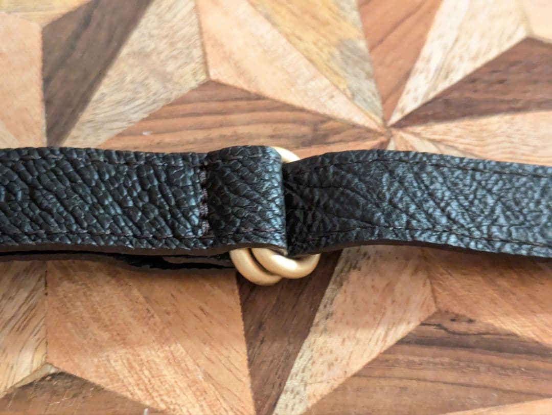 THE SOLE クロコ NATOベルト 18mm ブラウン ゴールド