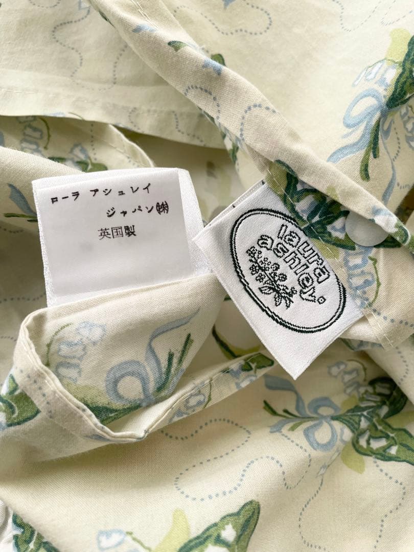 ローラアシュレイ デュべカバー ダブル 英国製 USED