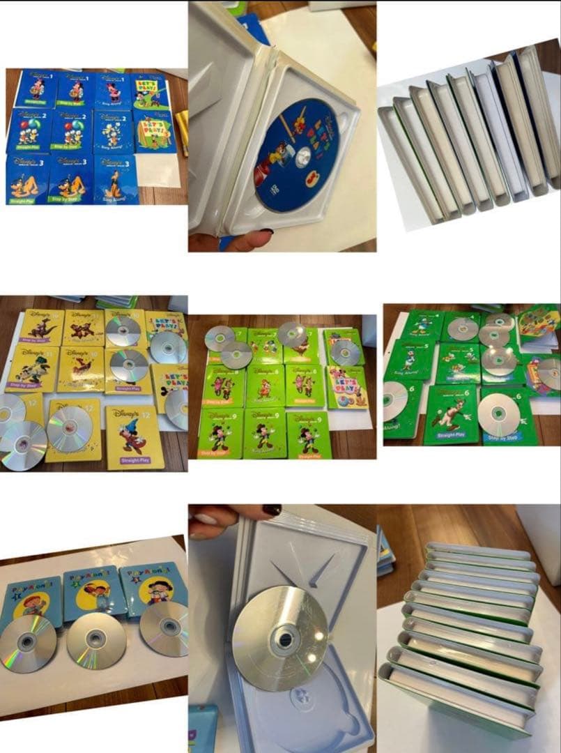 (未使用品多数)ディズニー英語教材