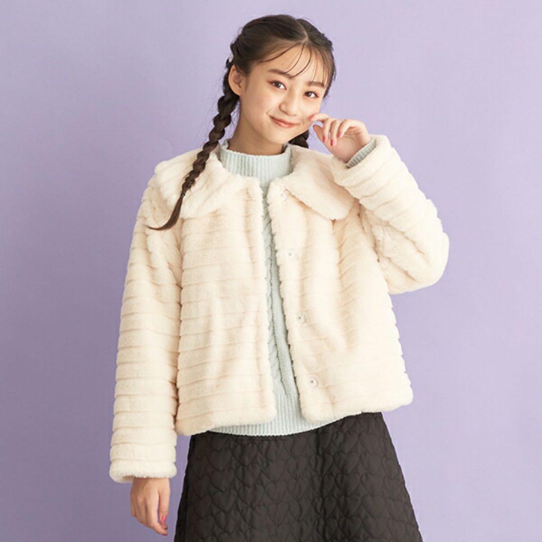 『メゾピアノ』　ファーブルゾン　160cm