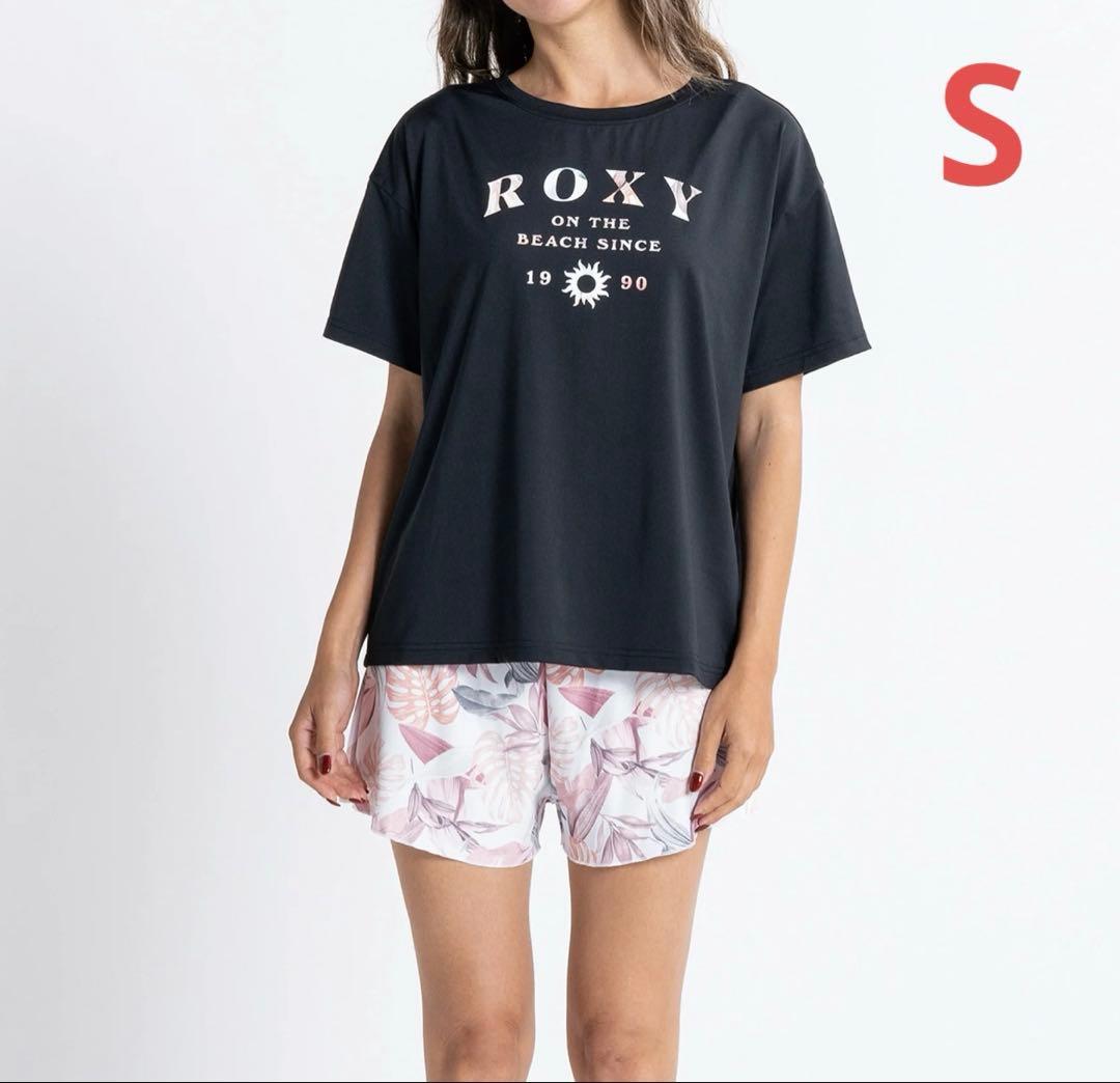 roxy レディース　水着セット　ラッシュガード　3点セット　黒　S