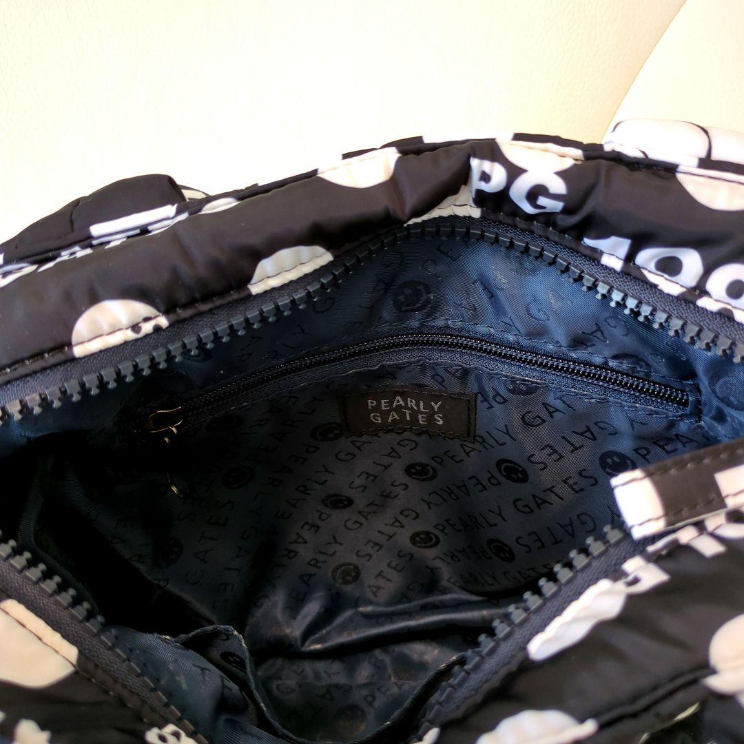 【美品】PEARLY GATES ドット柄カートバッグ