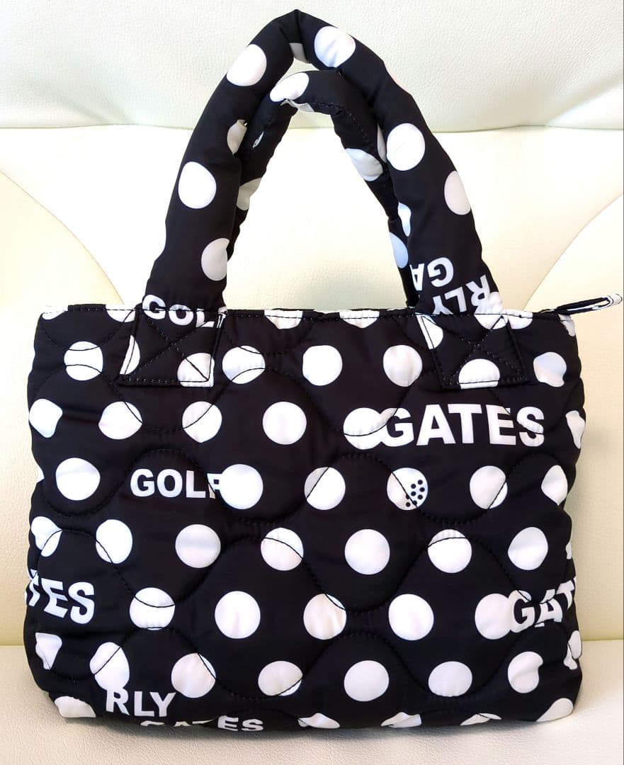 【美品】PEARLY GATES ドット柄カートバッグ