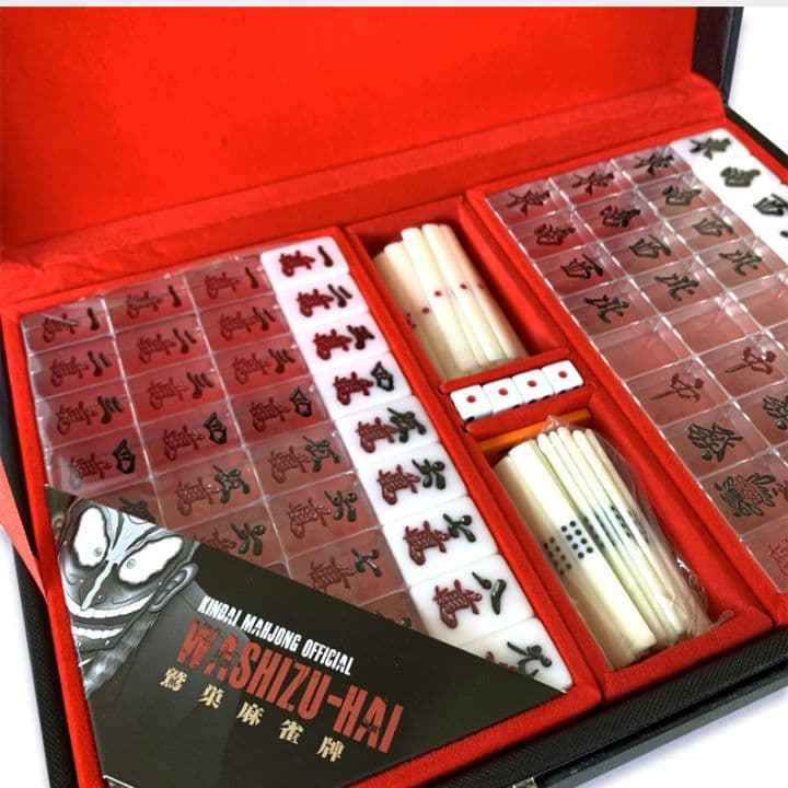 アカギ透明牌★公式★福本伸行/竹書房 アカギ 鷲巣麻雀牌★アカギ　手袋巾着