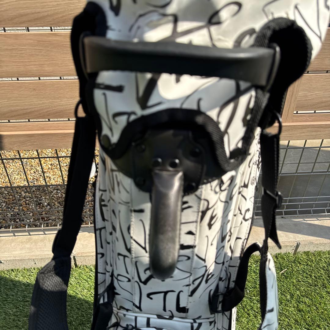 イ*ン様 DESCENTE ロゴプリント キャディバッグ　PINGおまけつき