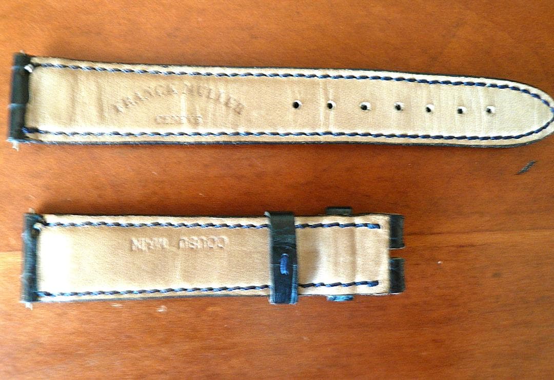 FRANCK MULLER クロコダイルストラップ 濃紺 純正