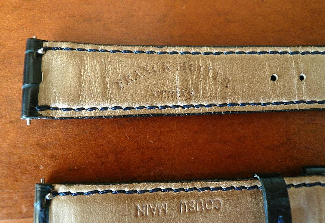 FRANCK MULLER クロコダイルストラップ 濃紺 純正