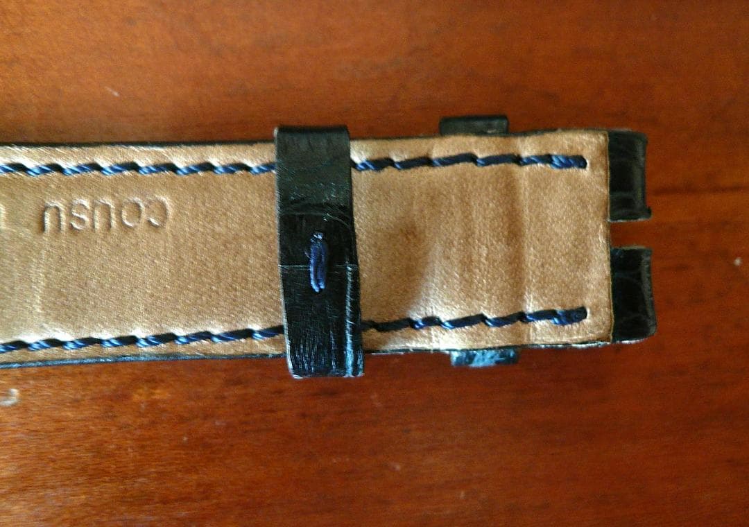 FRANCK MULLER クロコダイルストラップ 濃紺 純正