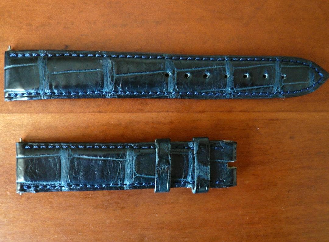 FRANCK MULLER クロコダイルストラップ 濃紺 純正