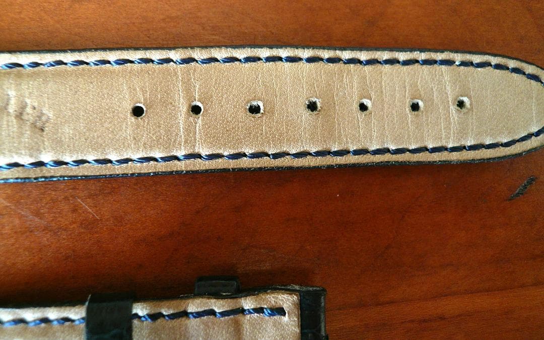 FRANCK MULLER クロコダイルストラップ 濃紺 純正