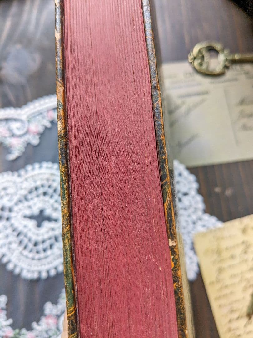 1920年　重厚感あふれる♪アンティーク本４冊セット　ヨーロッパ調インテリア古書