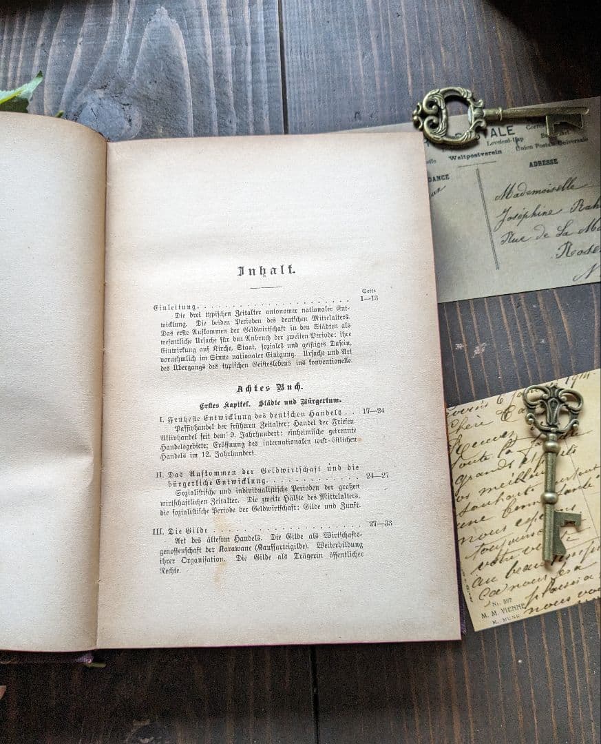 1920年　重厚感あふれる♪アンティーク本４冊セット　ヨーロッパ調インテリア古書