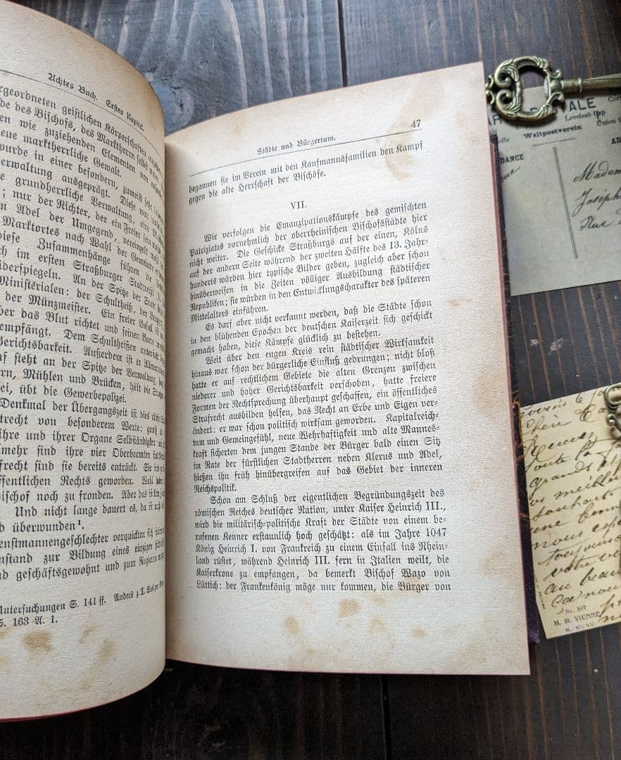 1920年　重厚感あふれる♪アンティーク本４冊セット　ヨーロッパ調インテリア古書