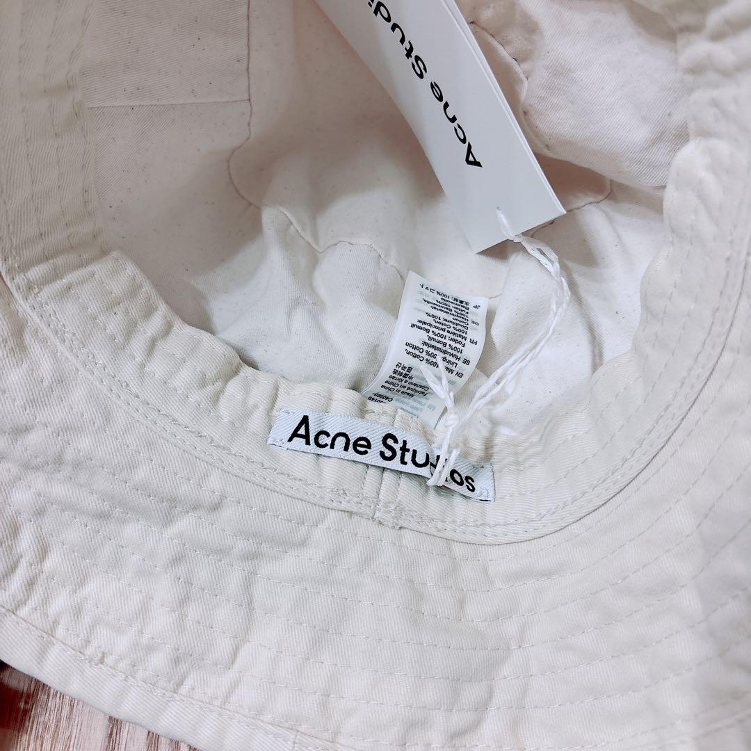 【新品未使用】ACNE STUDIOS バケットハット クリーム色