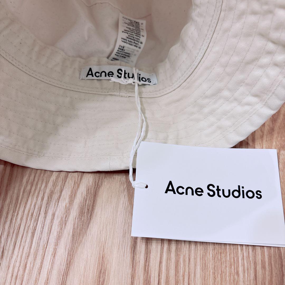 【新品未使用】ACNE STUDIOS バケットハット クリーム色