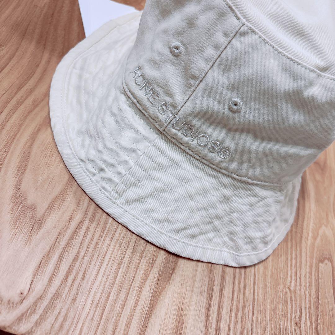 【新品未使用】ACNE STUDIOS バケットハット クリーム色