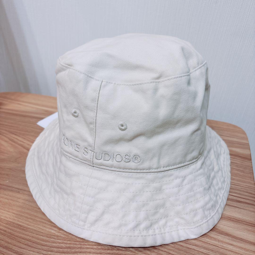 【新品未使用】ACNE STUDIOS バケットハット クリーム色