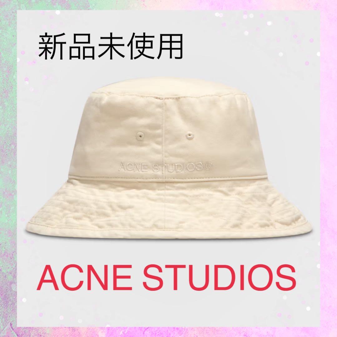 【新品未使用】ACNE STUDIOS バケットハット クリーム色