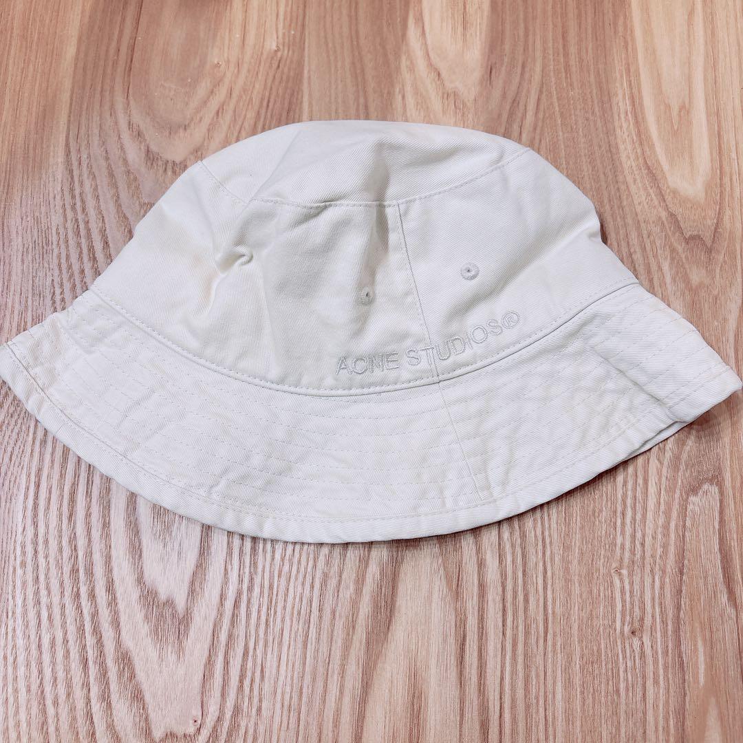 【新品未使用】ACNE STUDIOS バケットハット クリーム色