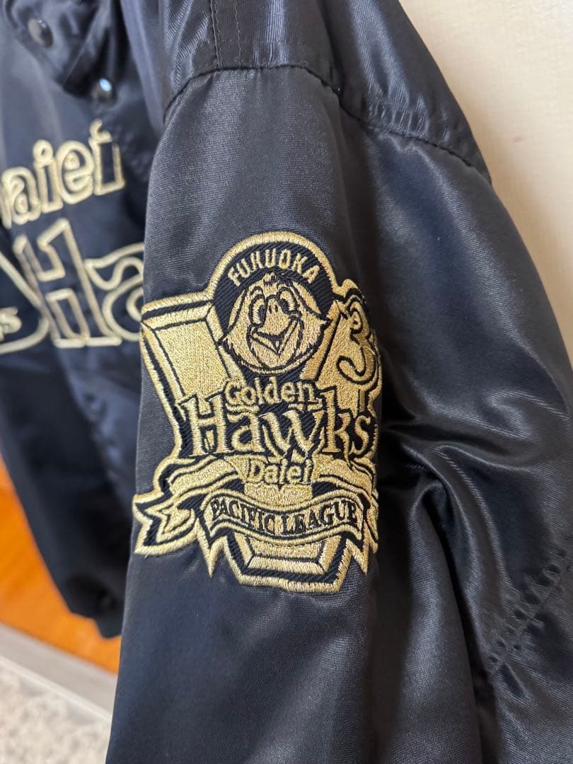 わ*～様 ダイエーホークス 1999 V3 優勝記念 ジャケット LL ブラック