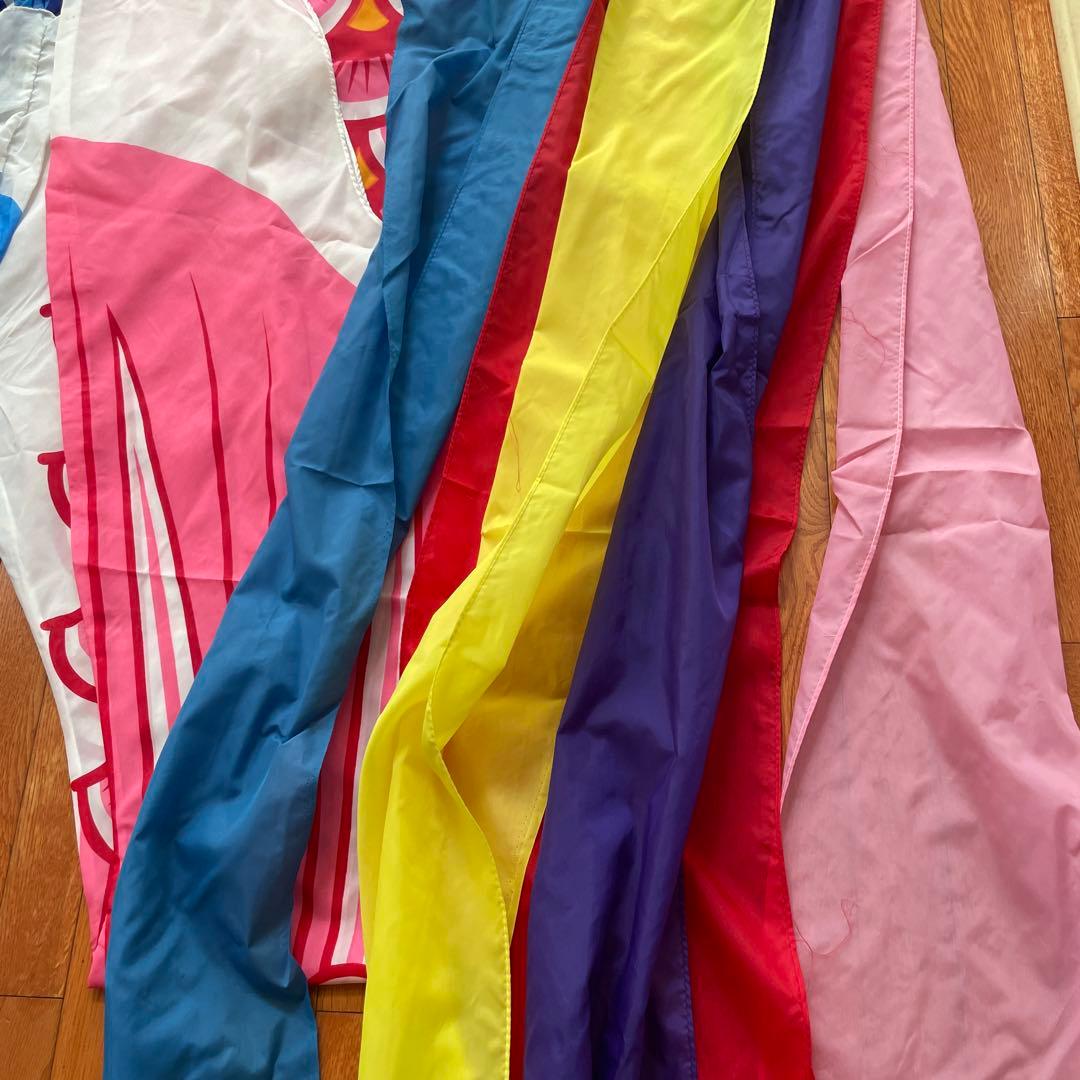 太郎鯉 東レナイロン　鯉のぼりセット　黒5m赤4m青4m吹流5m