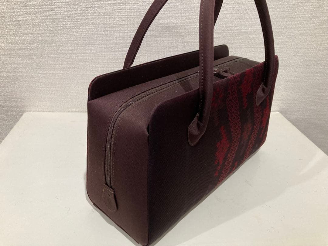 正絹経錦(たてにしき)利休和装バッグ