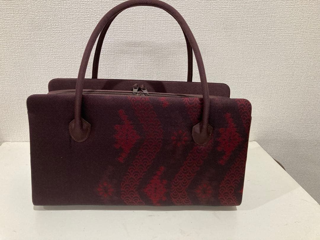 正絹経錦(たてにしき)利休和装バッグ