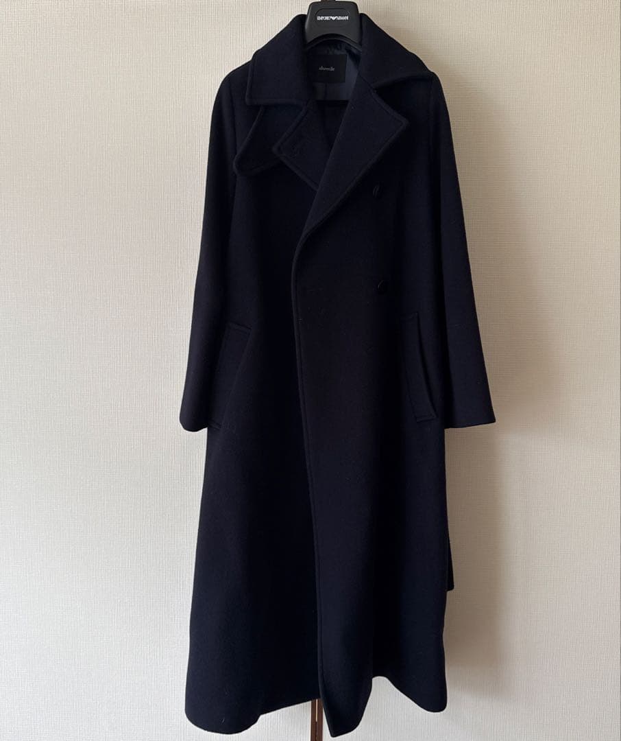 【allureville】スプリットラグランロングコート