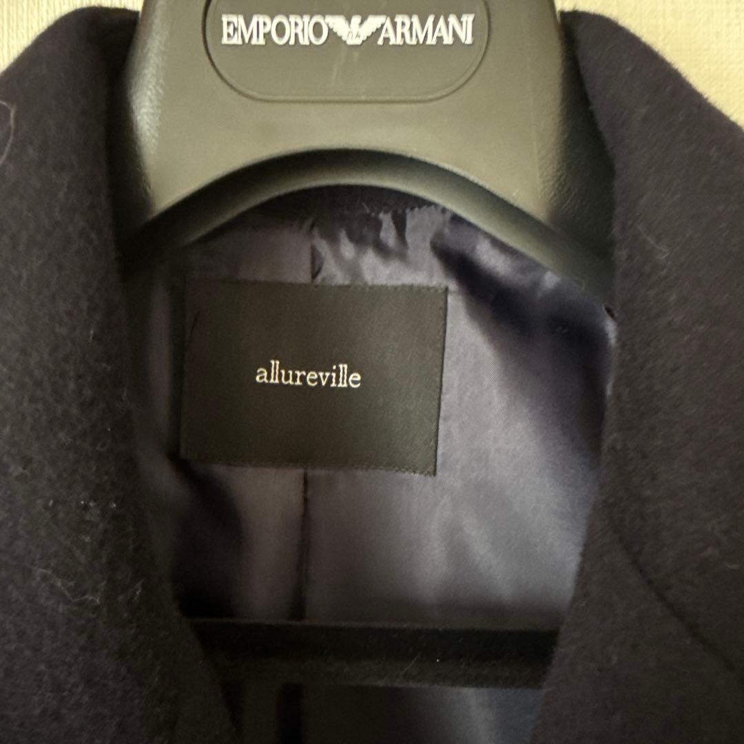 【allureville】スプリットラグランロングコート