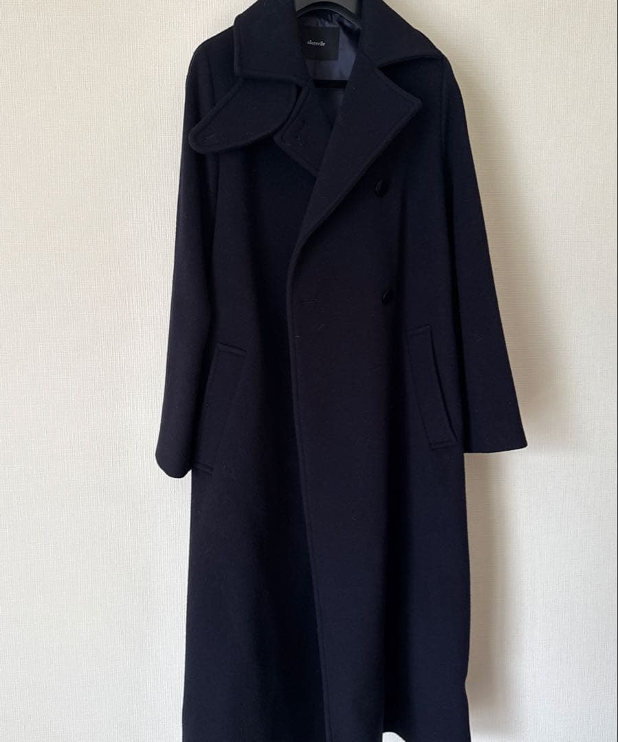 【allureville】スプリットラグランロングコート