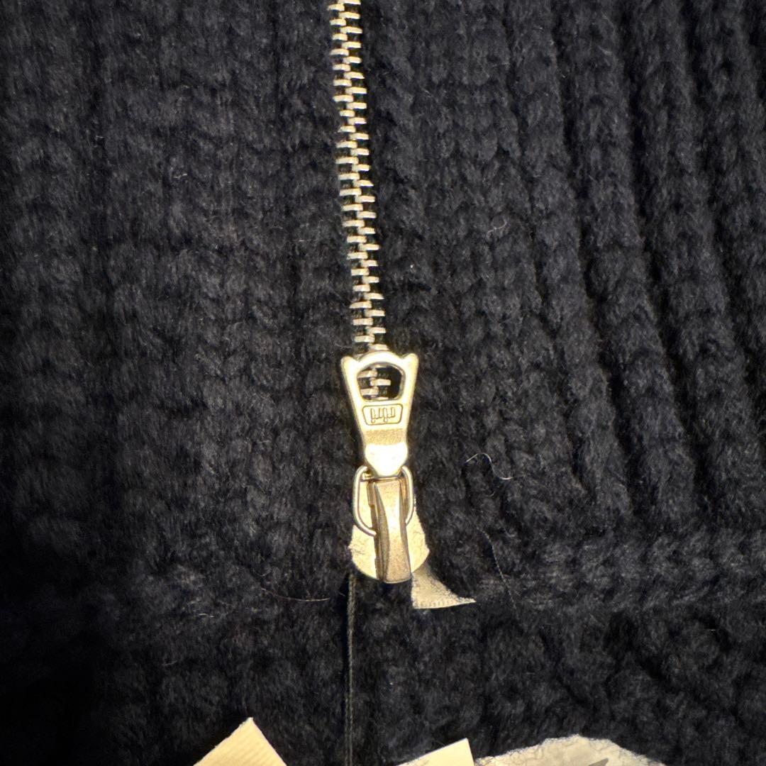 DRIES VAN NOTEN ジップアップ ウールマフラー