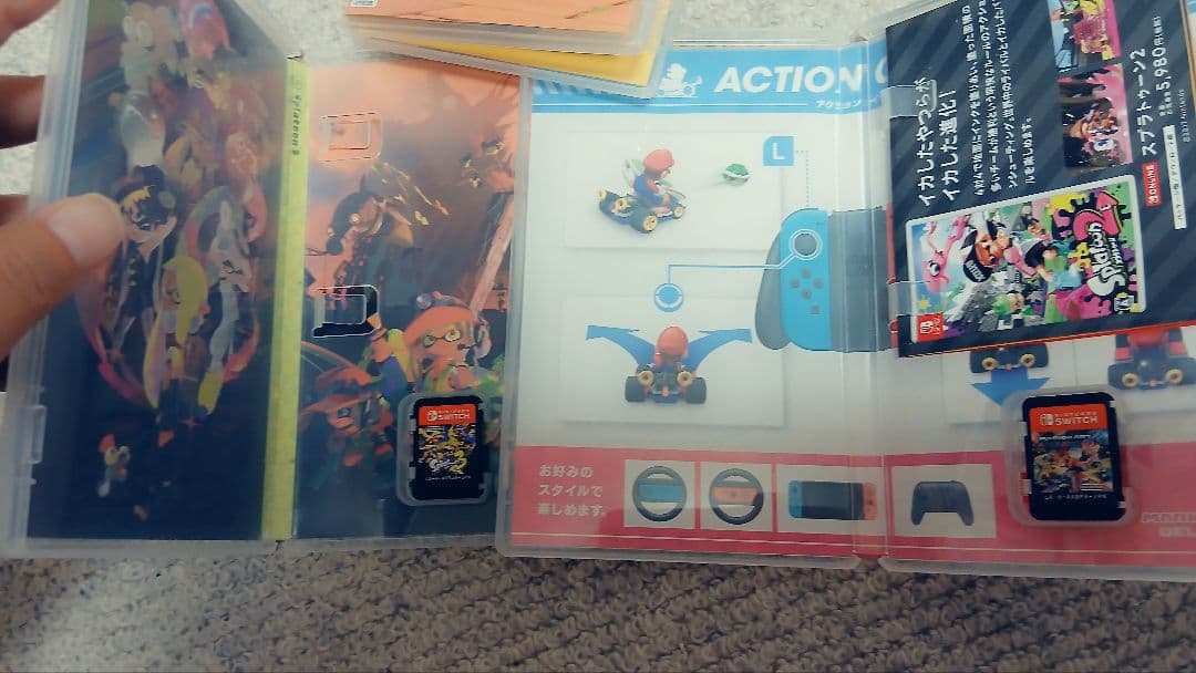 マリオカート8デラックス．スプラトゥーン3．帰ってきた名探偵ピカチュウ． セット