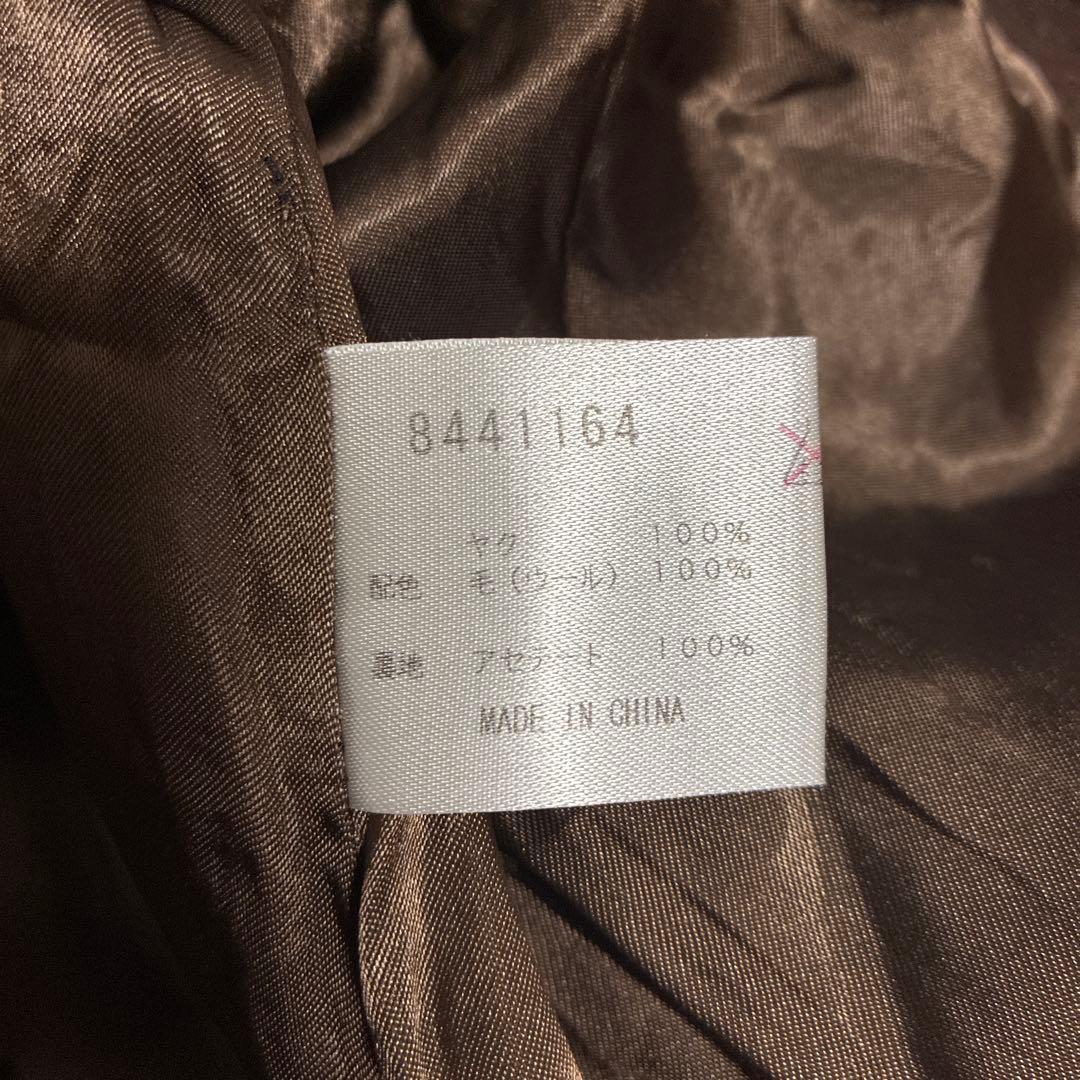 DECOSTER ヤク　ウールコート【9】ダークブラウン　高級　肌触り良い