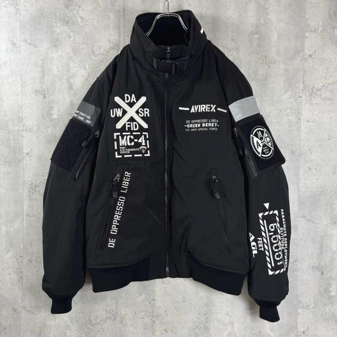 レア✨AVIREX AMC MA-1 MOD HALO フライトジャケット L