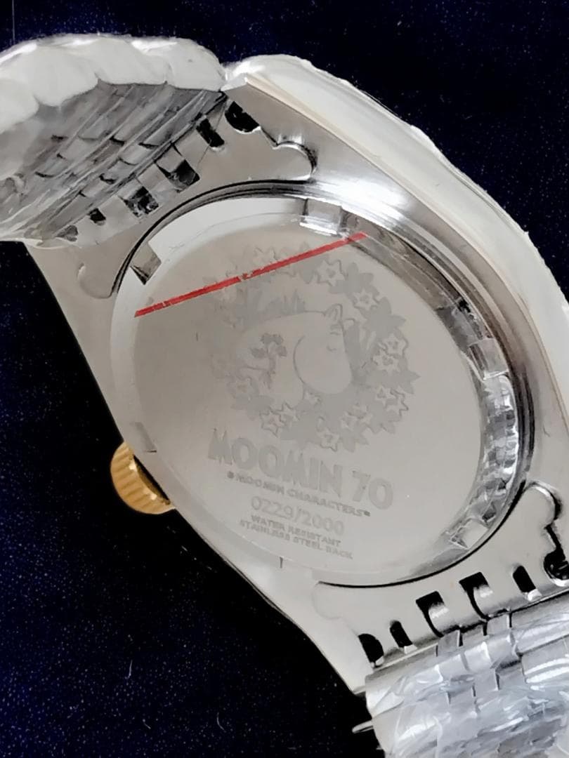 ムーミン スナフキン 腕時計 生誕70周年記念2000本限定 シリアルナンバー入