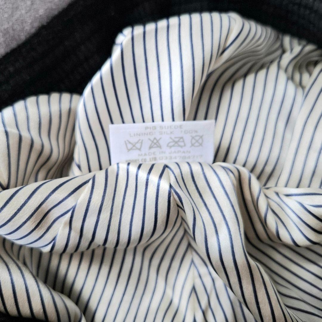 NUMBER(N)INE　キャスケット　レザー　グレー