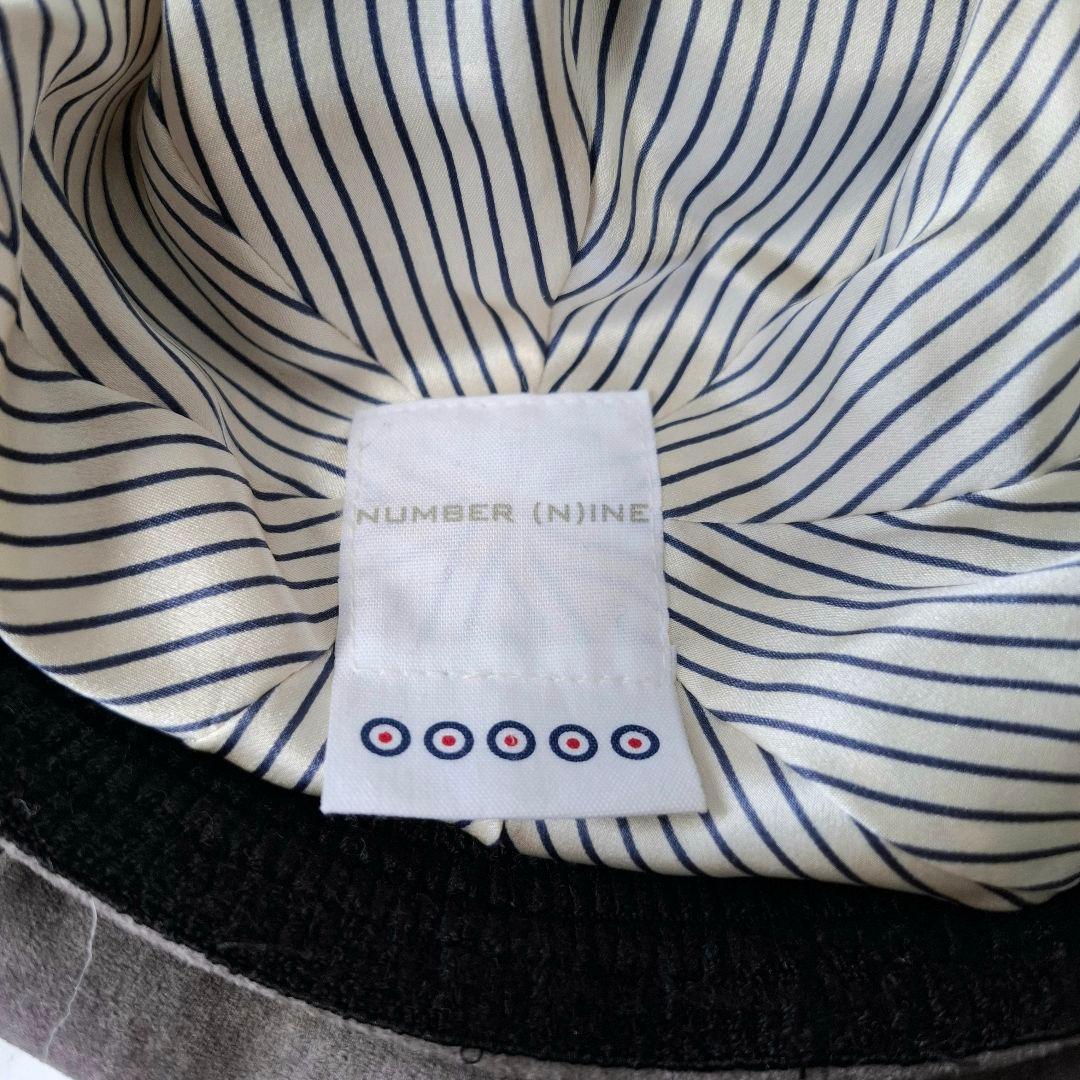 NUMBER(N)INE　キャスケット　レザー　グレー