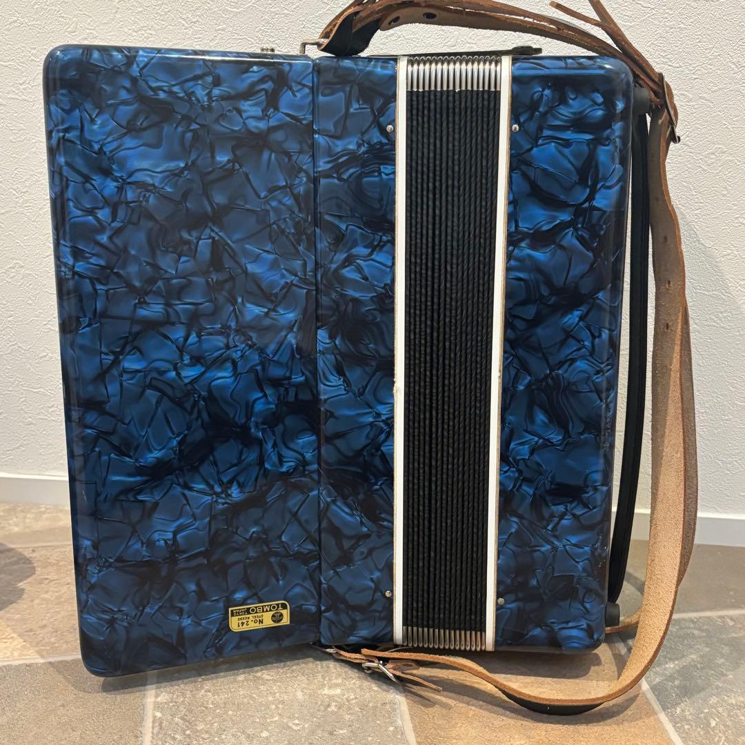 【極美品】TOMBO トンボアコーディオン No.241 ブルー