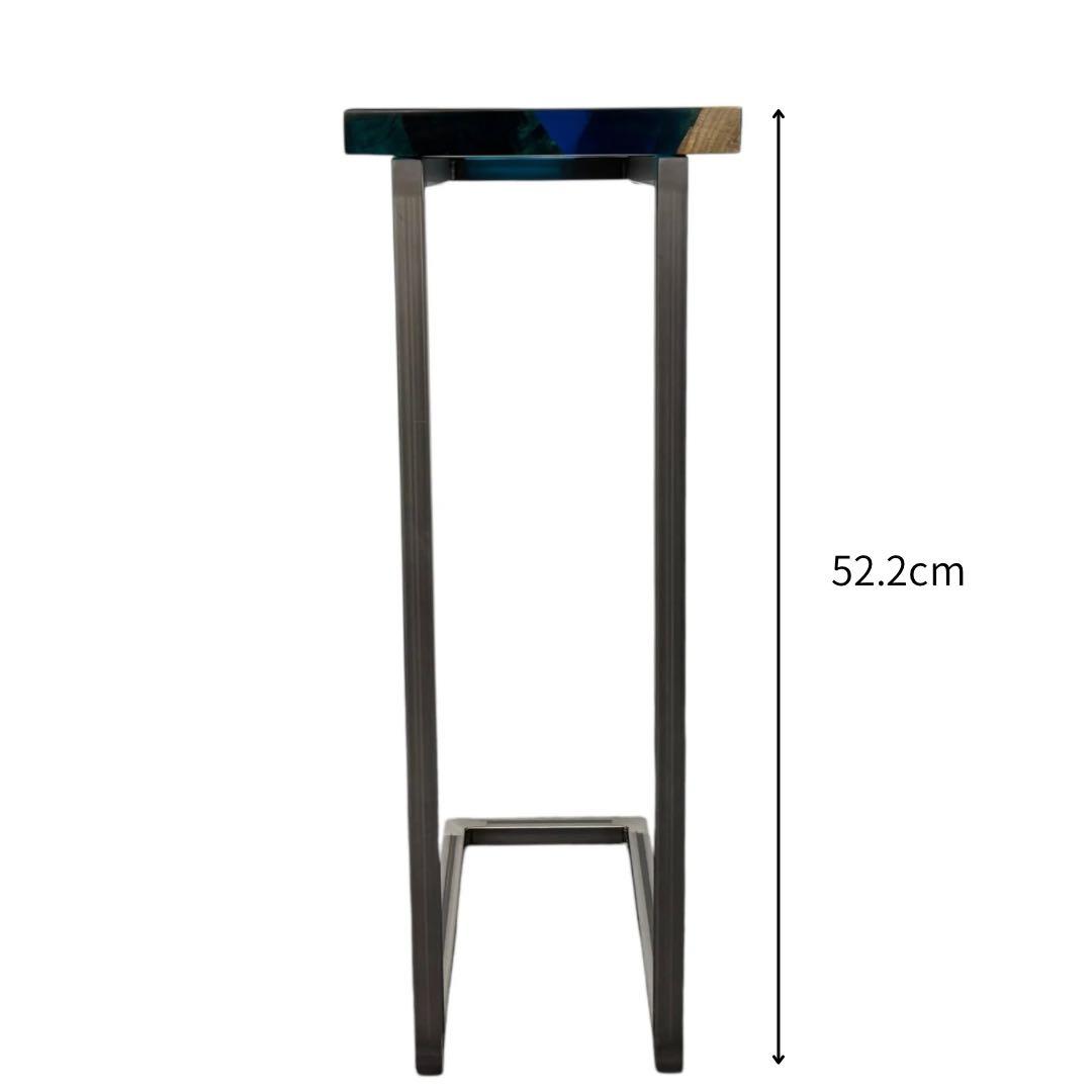 サイドテーブル アイアン ウォールナット 無垢 木製 おしゃれ アンティーク