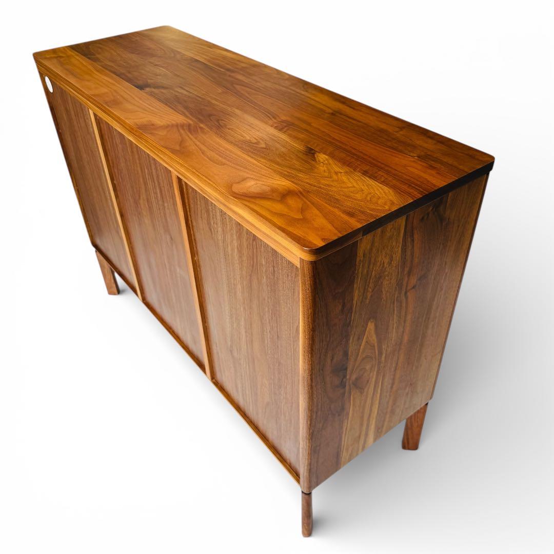 【美品】 大川家具 リビングボード サイドボード ウォールナット 北欧 ミモザ