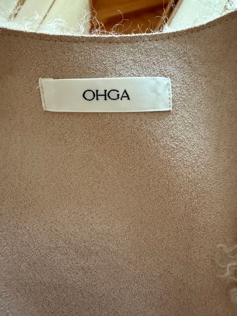 新品.タグ付きOHGA ファーベスト