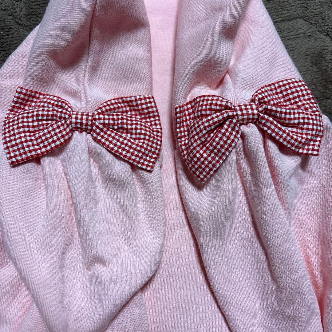 チエコサク　ミキハウス ピンク トレーナー 薄手